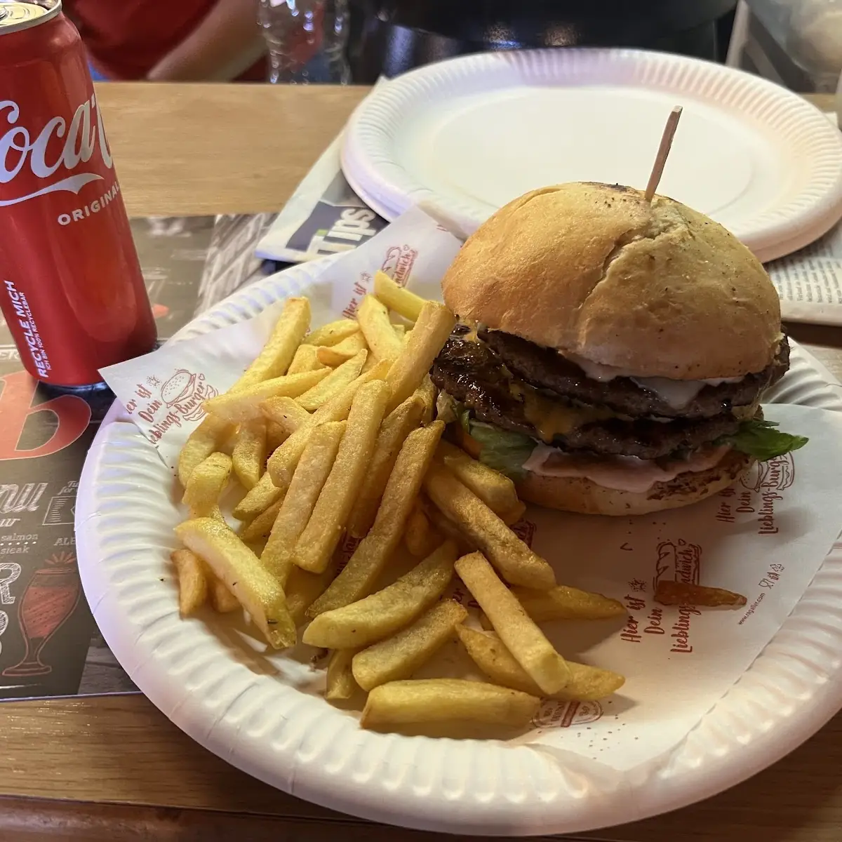 Chicken Burger Menü