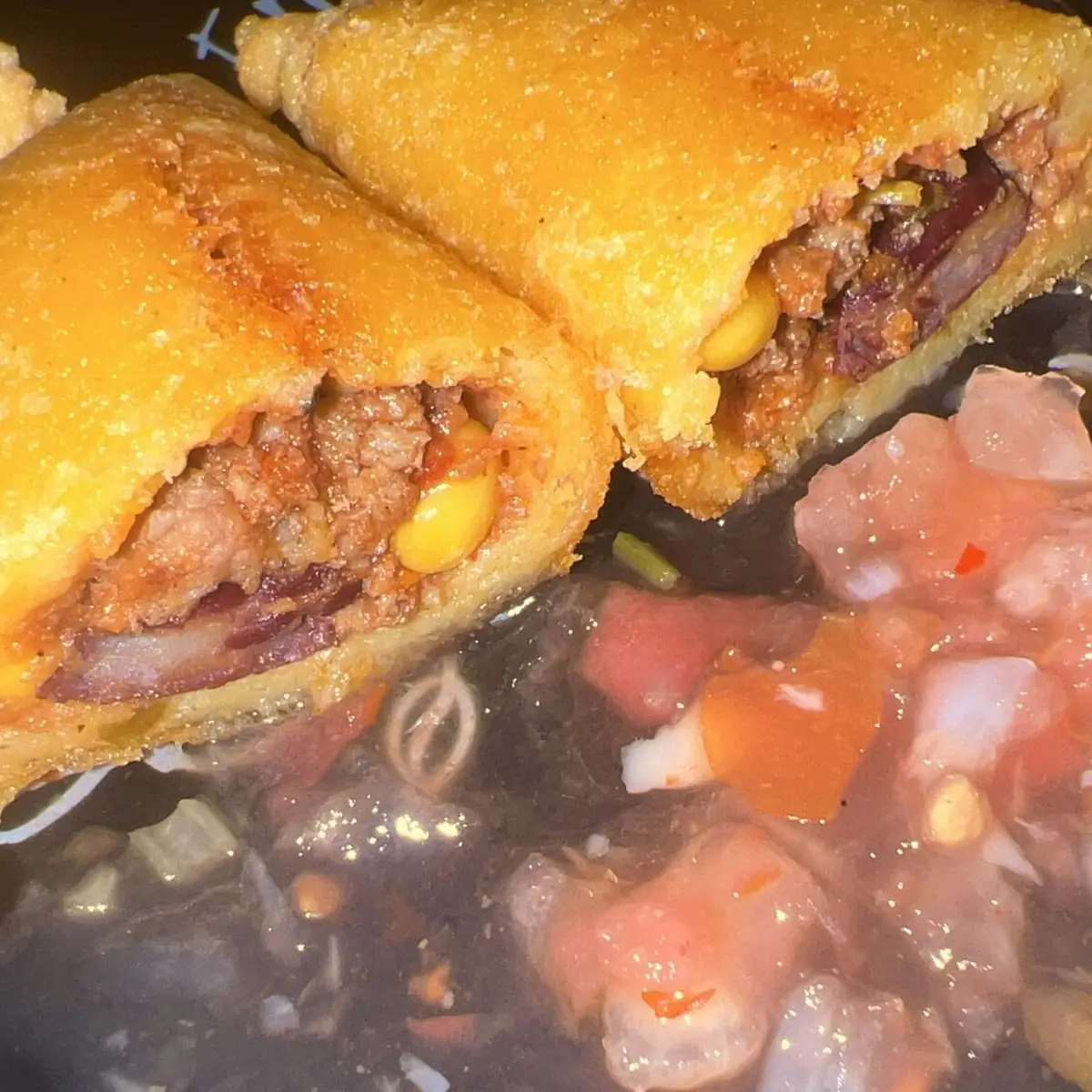 Empanadas Glutenfrei Chili Con Carne Mit Soße