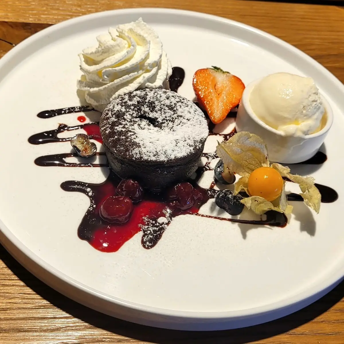Lauwarmes Schokosoufflé Mit Flüssigem Kern