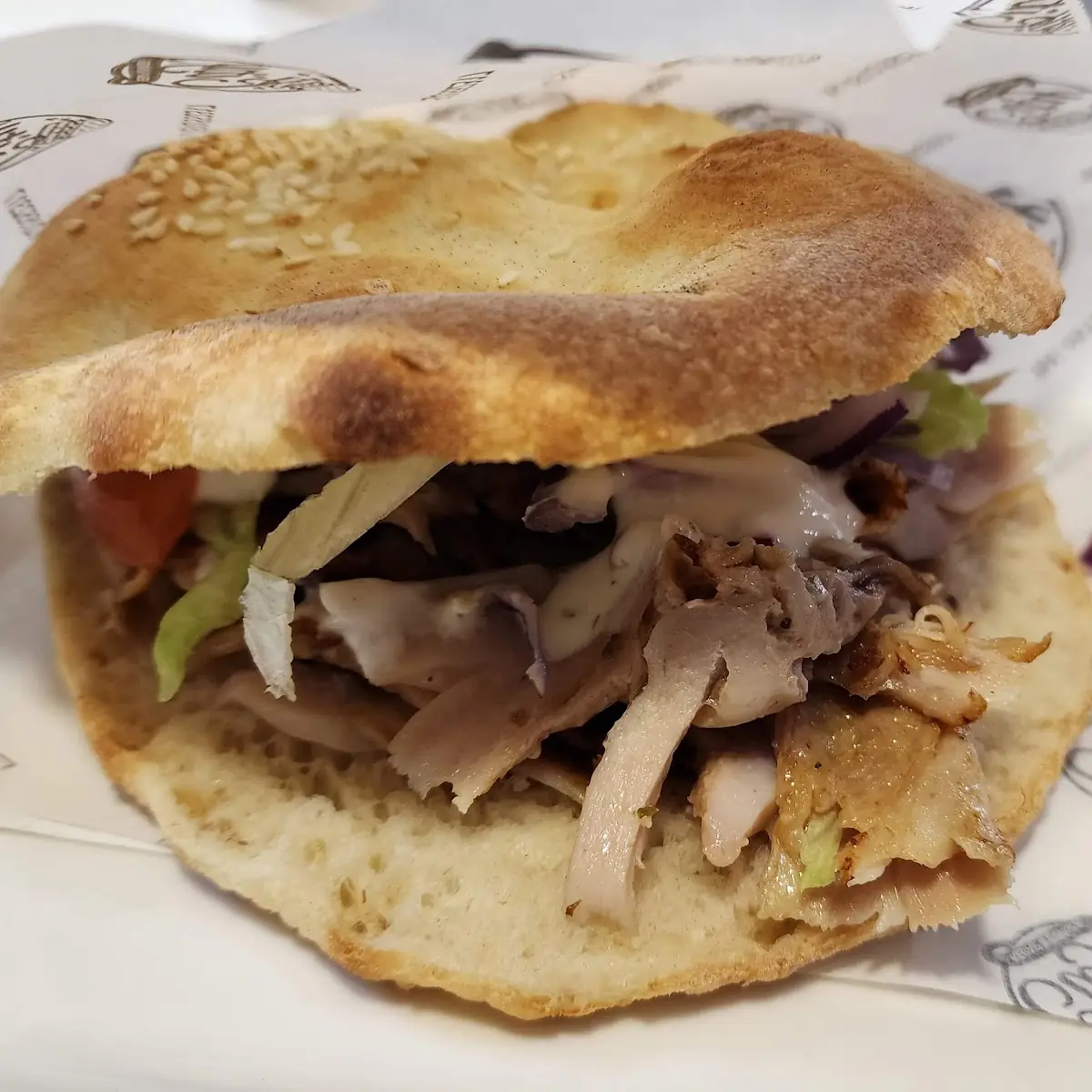 Döner Hausbrot Mit Kalbfleisch