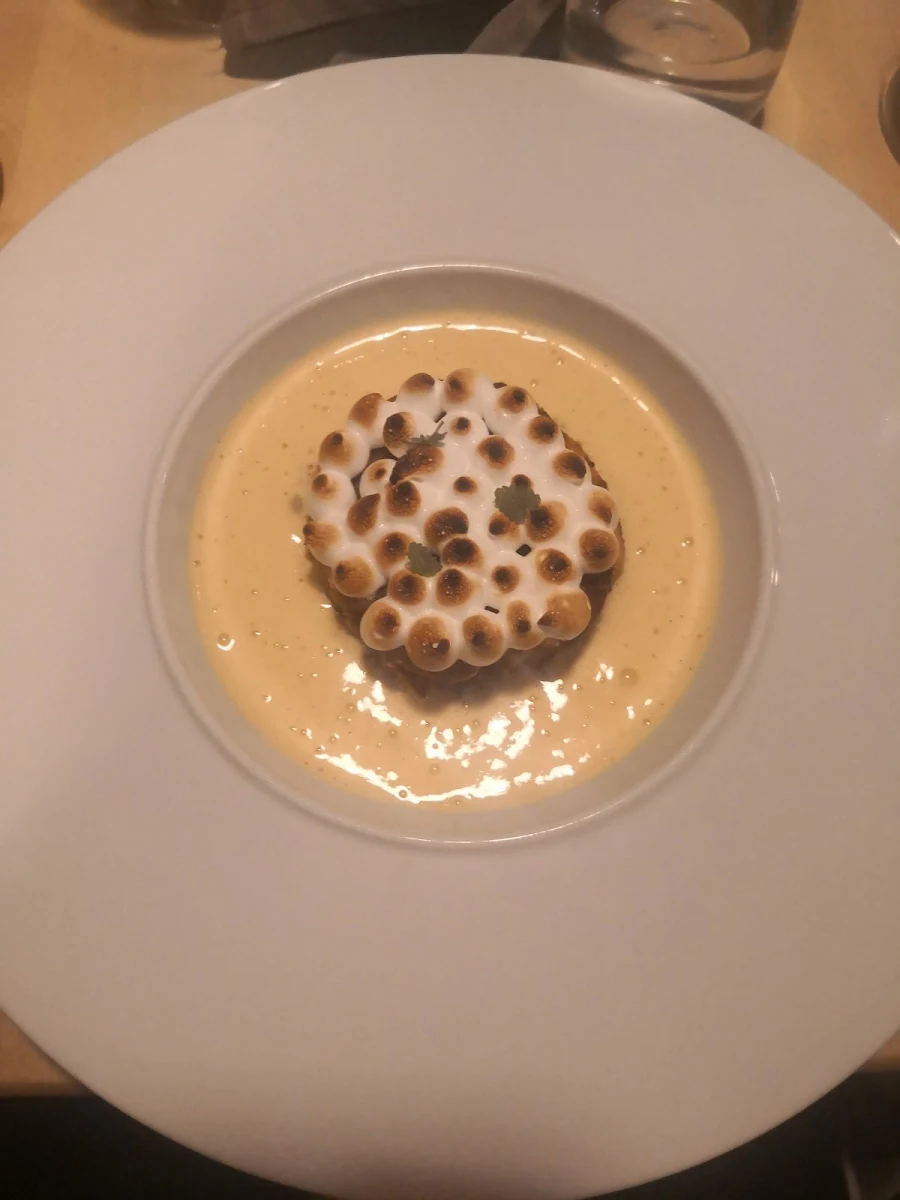 Spekulatius-scheiterhaufen Vanille-espuma