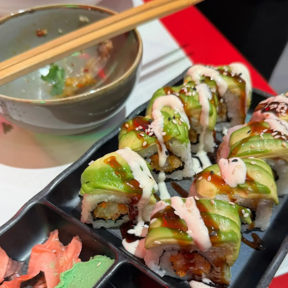 Dragon Roll - Shrimp Tempura Sushi Rice