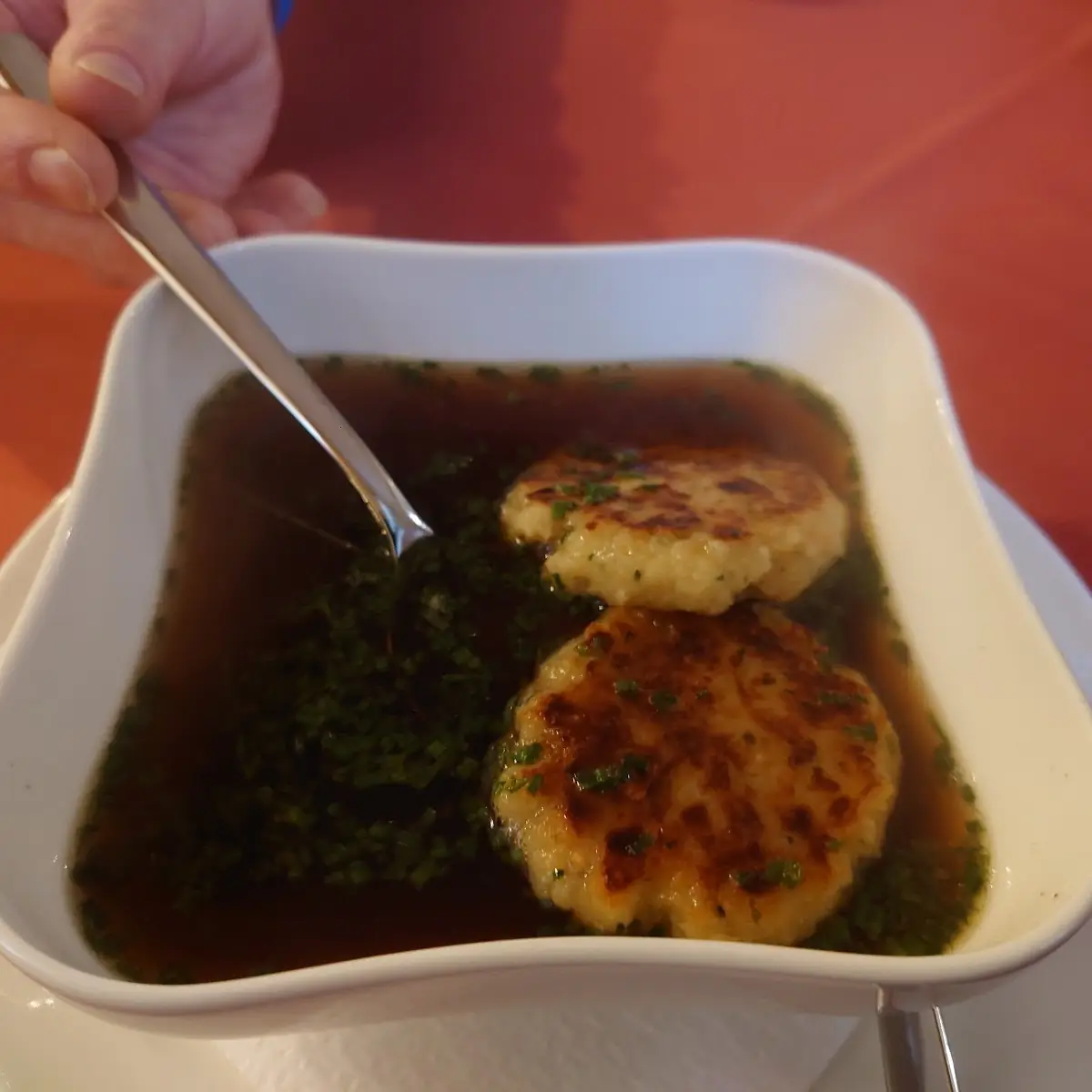 Kasbresknedlsuppe