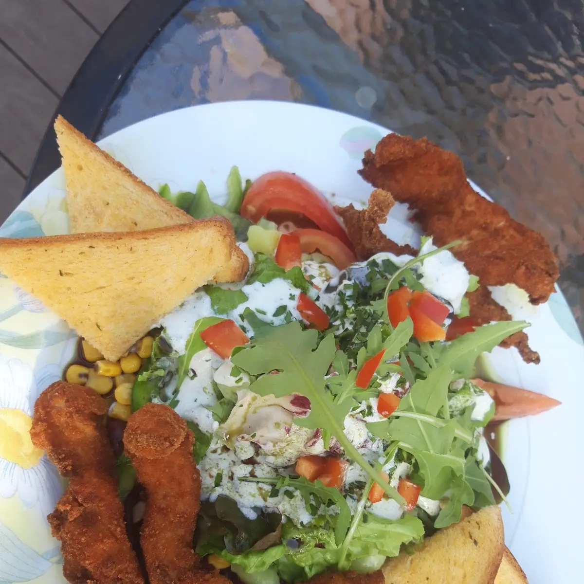 Backhendlsalat