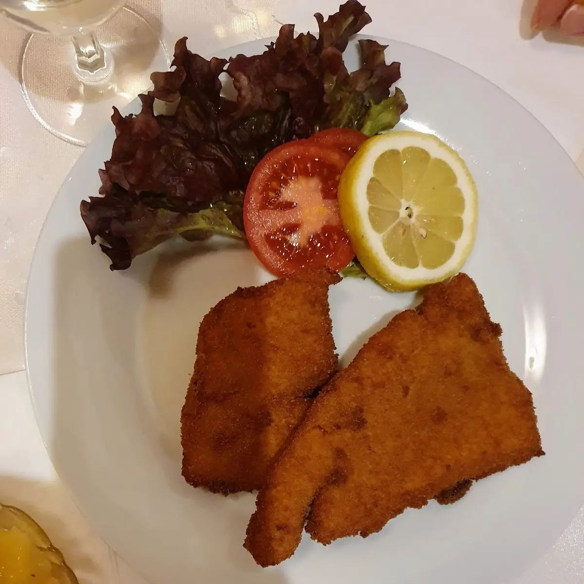 Gebackenes Schollenfilet