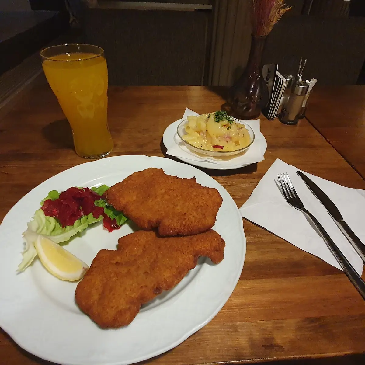 Huhn Wiener Schnitzel