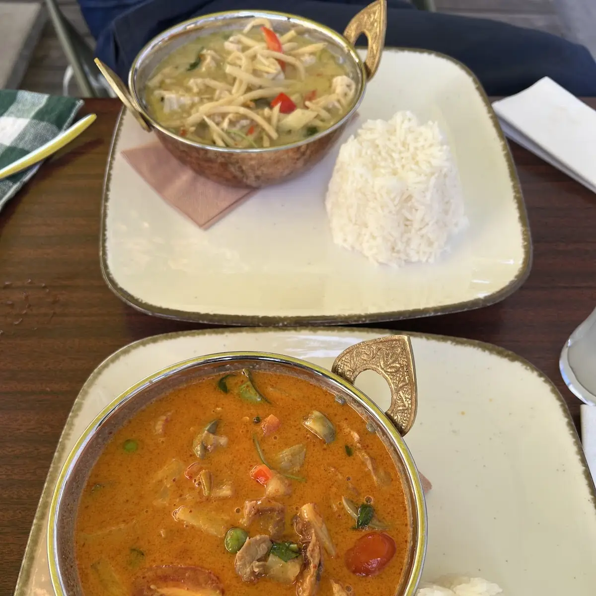 Gaeng Cary Gelbes Curry Mit Huhn Und Reis