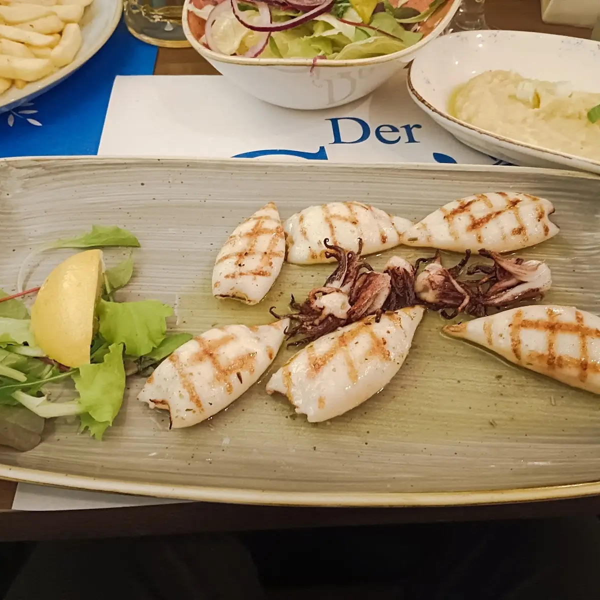 Gegrillte Kalamari
