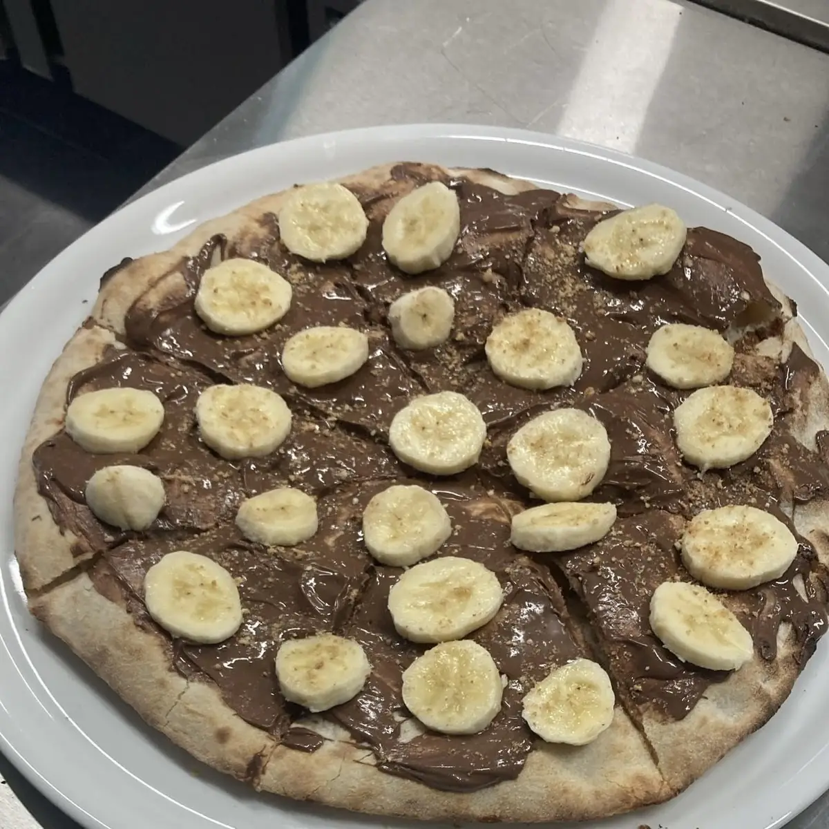 Pizza Con Nutella E Banane