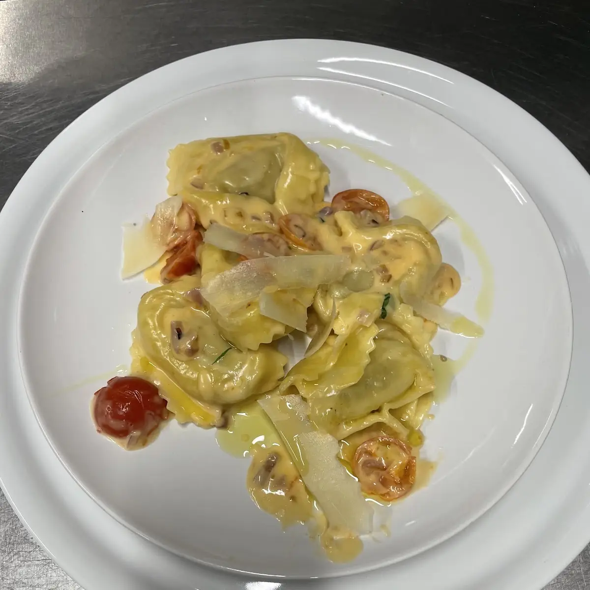 Tortelli Al Tartufo In Salsa Aurora