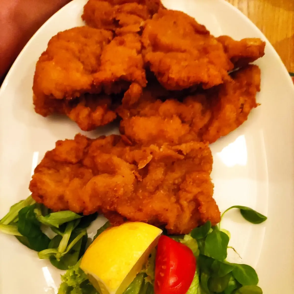 Wiener Schnitzel Com Batatas