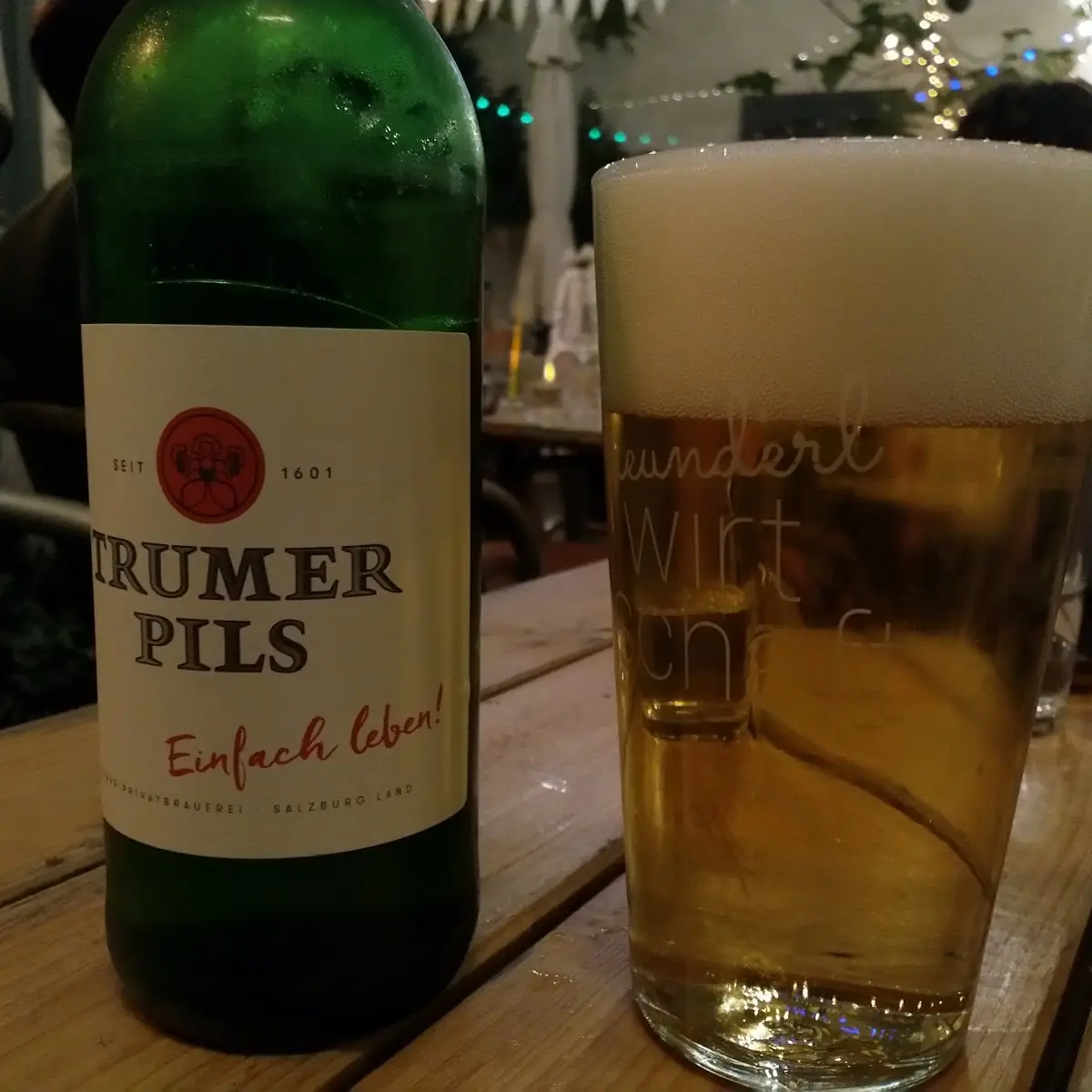 Trumer Pilsner Beer