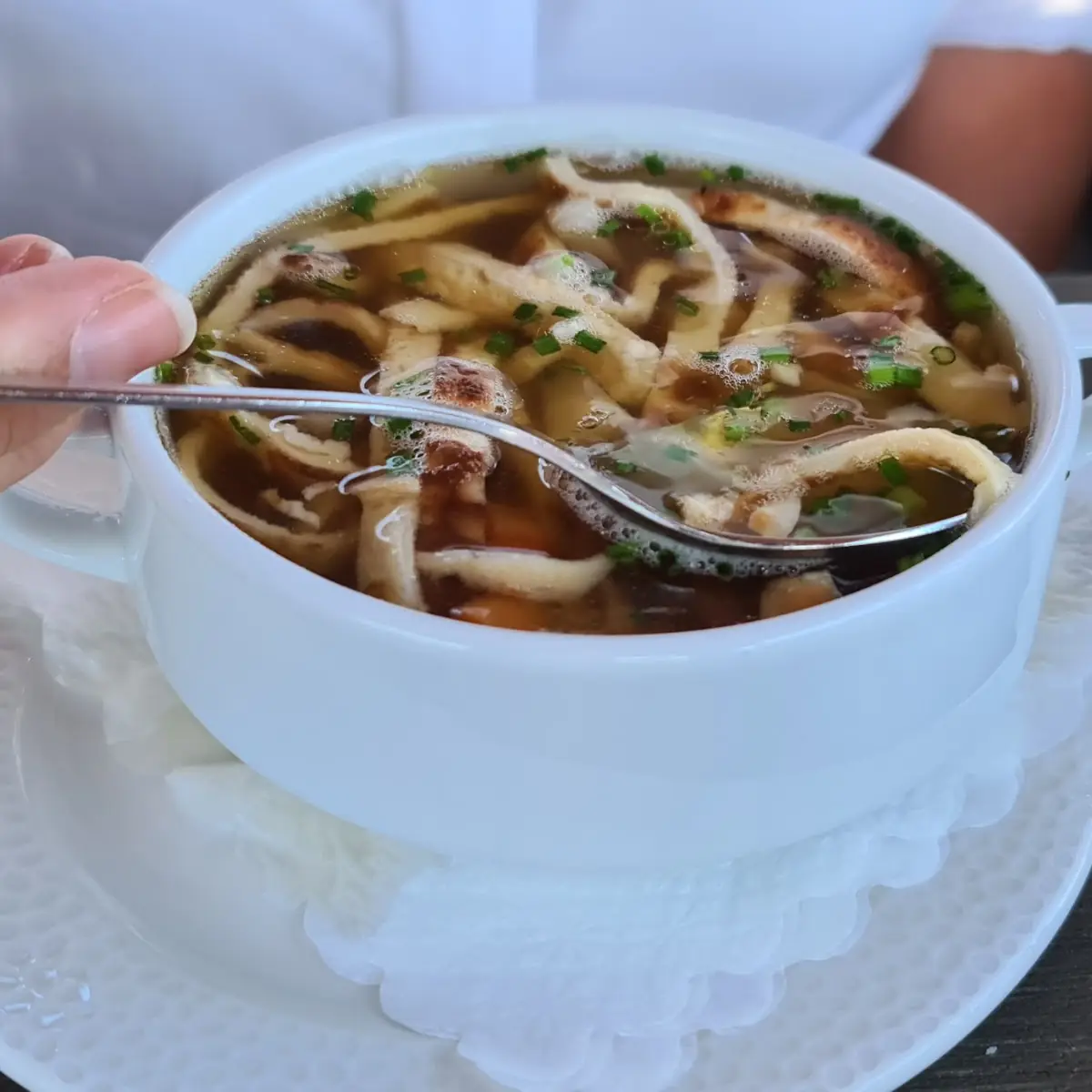 Rindssuppe Mit Frittaten