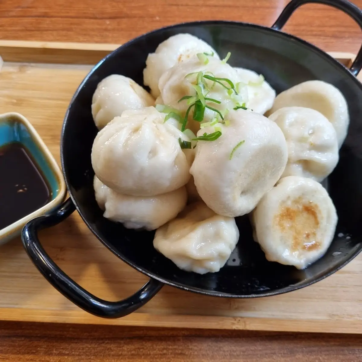 Xiao Long Bao Mit Schweinefleisch Gefüllt