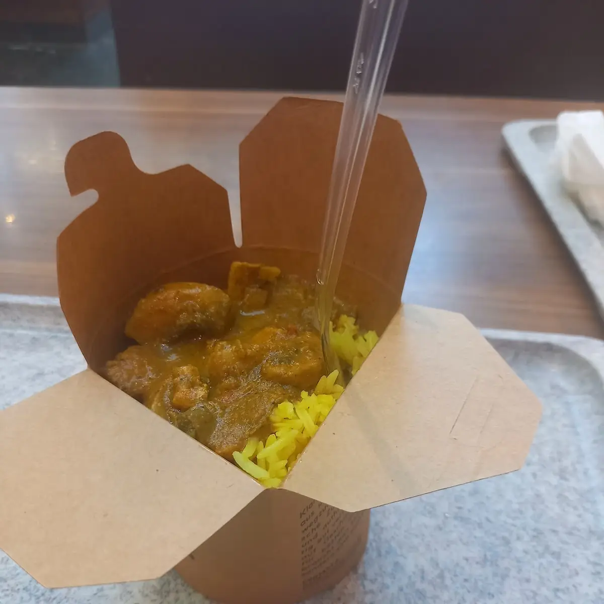Yellow Rice and Chicken Curry