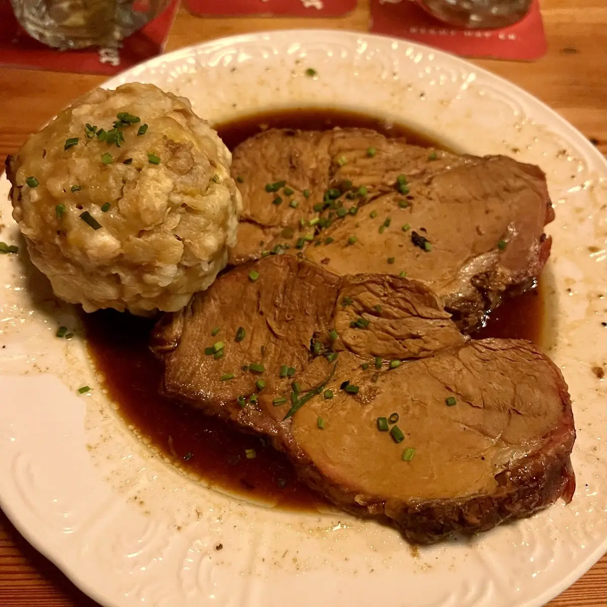 Schopfbraten Mit Semmelknödel