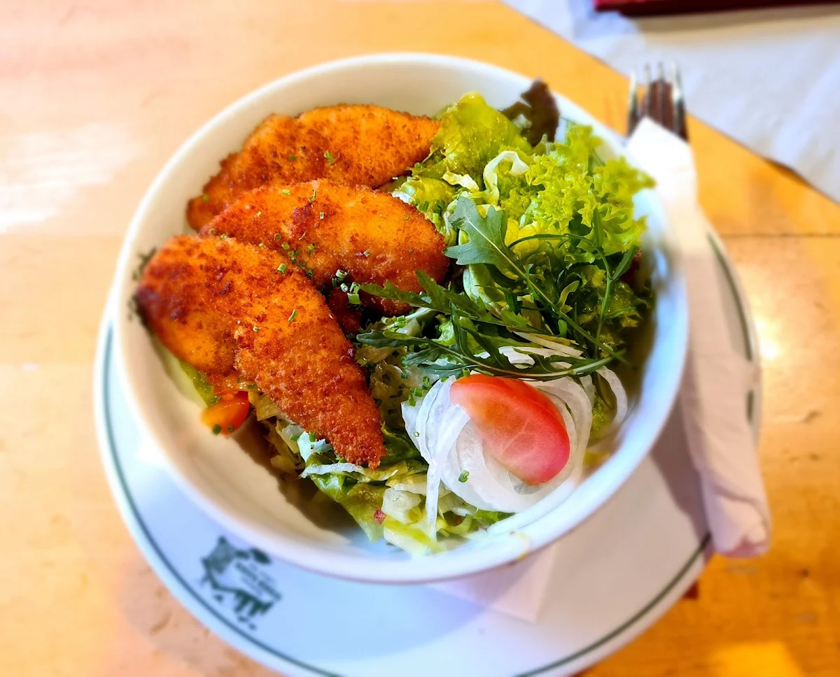 Gemischter Salat Mit Hähnchenbrust