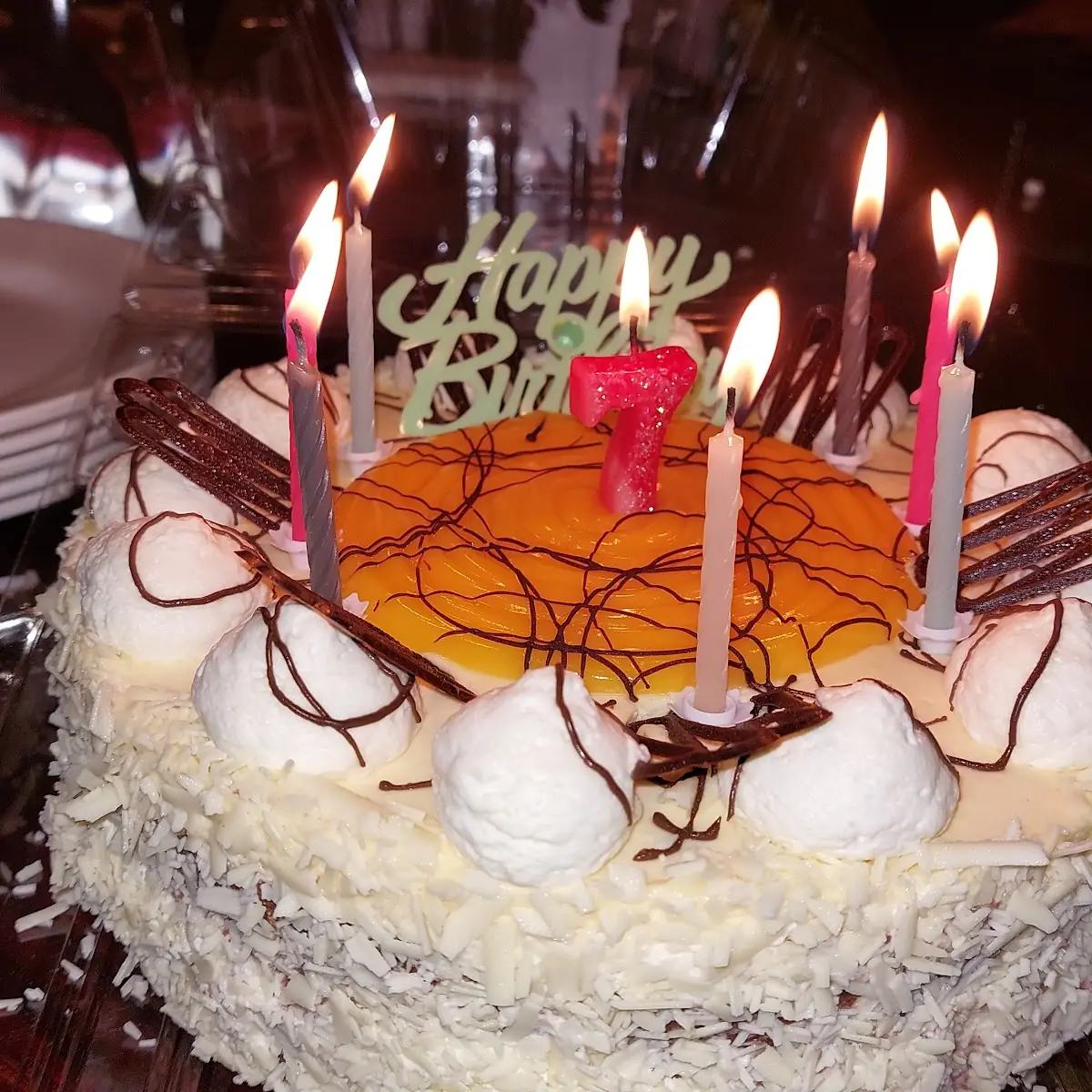 Orangen Nougat Torte