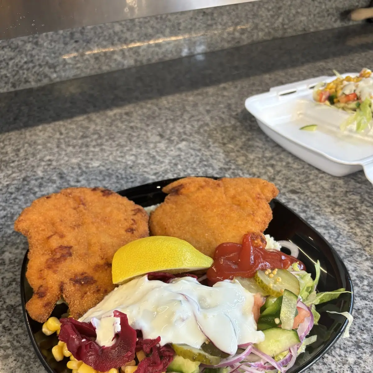 Schnitzel Teller