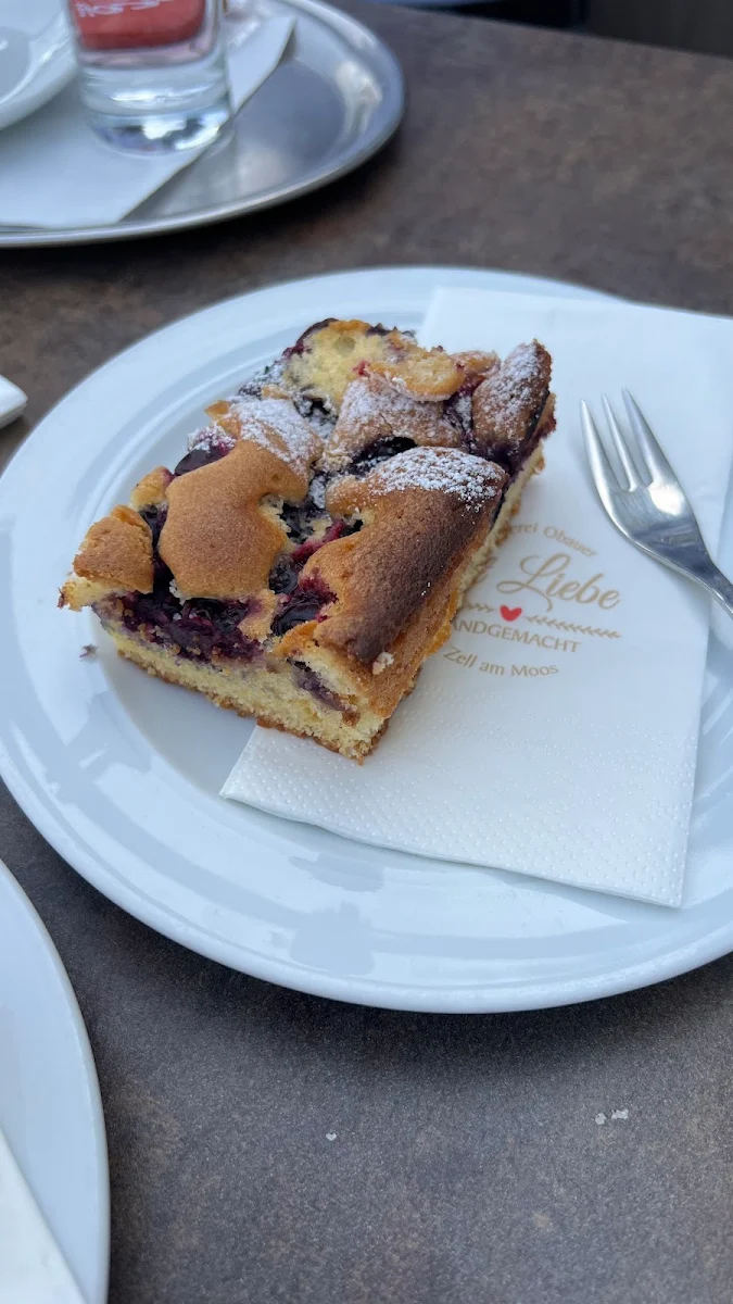 Blueberry Cake Slice
