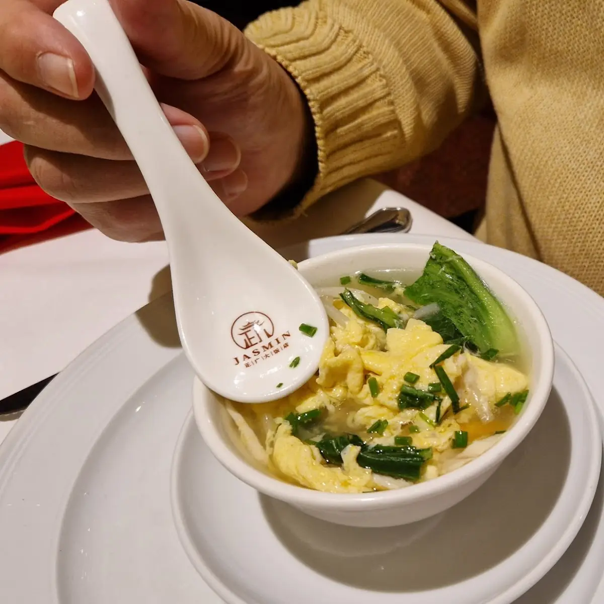 Eiblumensuppe
