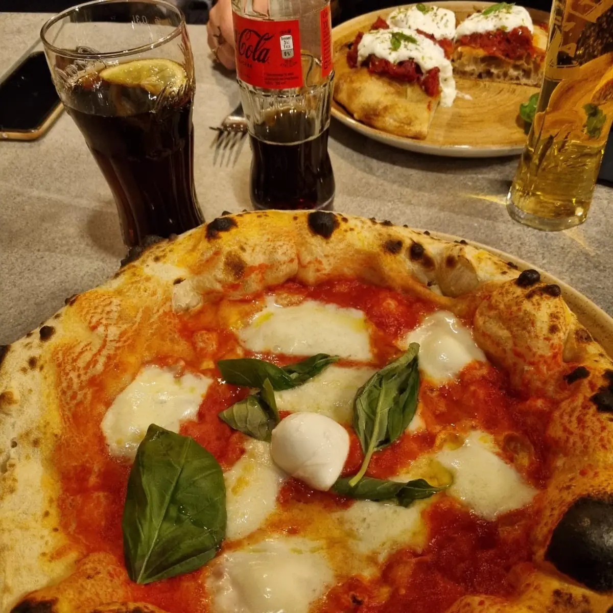 Pizza Diavola & Pizzabrot