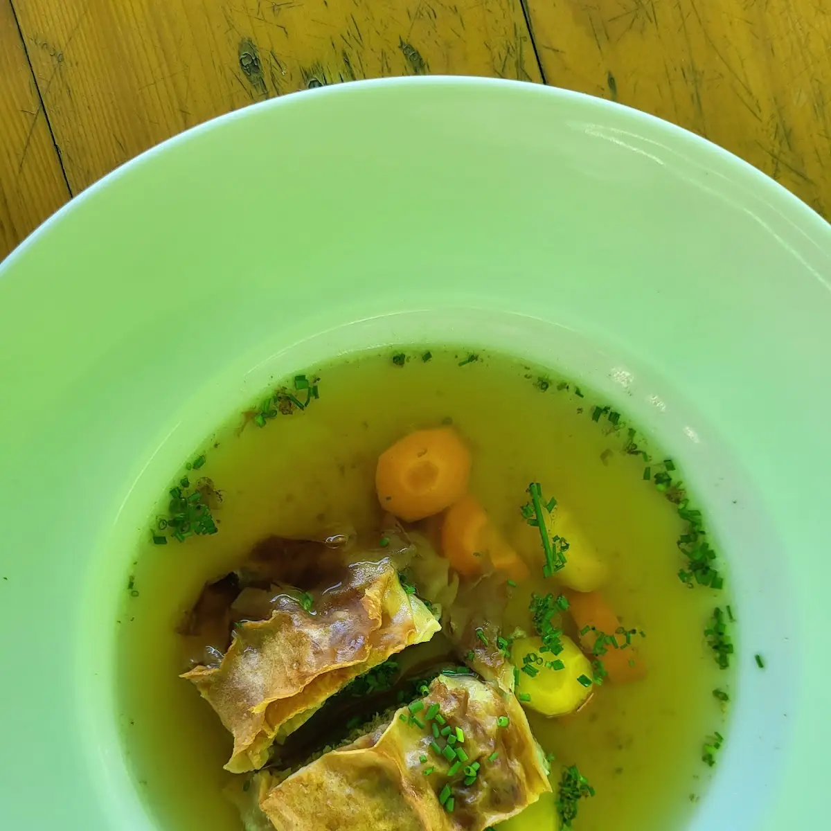 Fleischstrudel Suppe