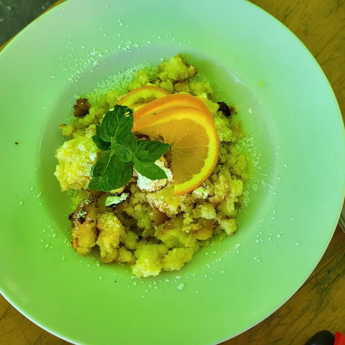 Grießschmarrn Mit Apfelmus