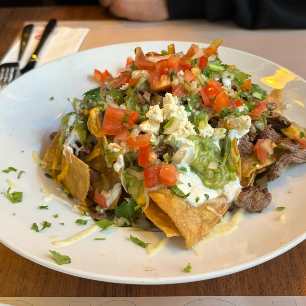 Nachos with Bistec