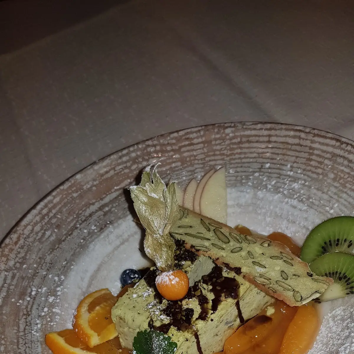 Kürbiskernparfait