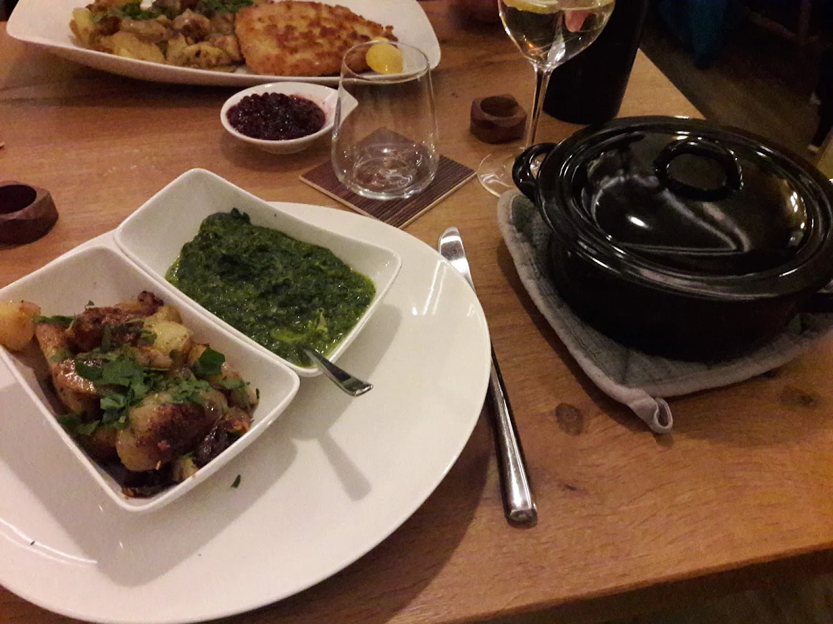 Tafelspitz Mit Spinat Und Kartoffeln