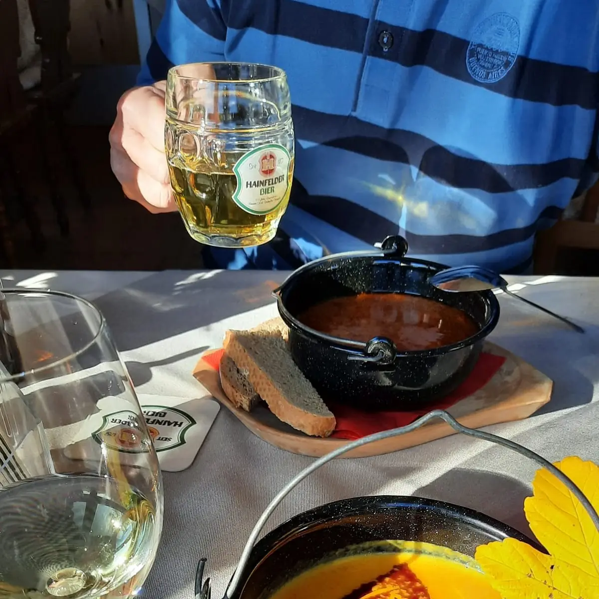 Kürbiskremsuppe Und Ungarische Gulaschsuppe