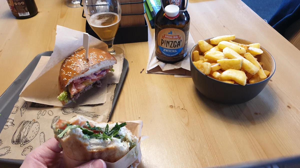 Panini and Cheese Burger