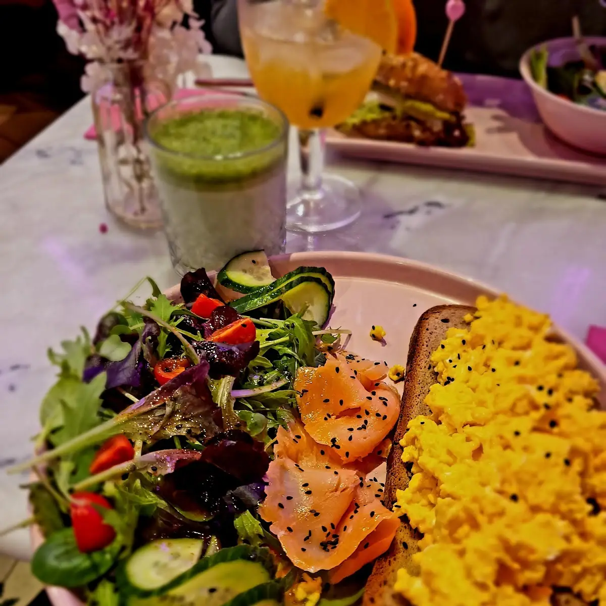 Salmon Scramble
