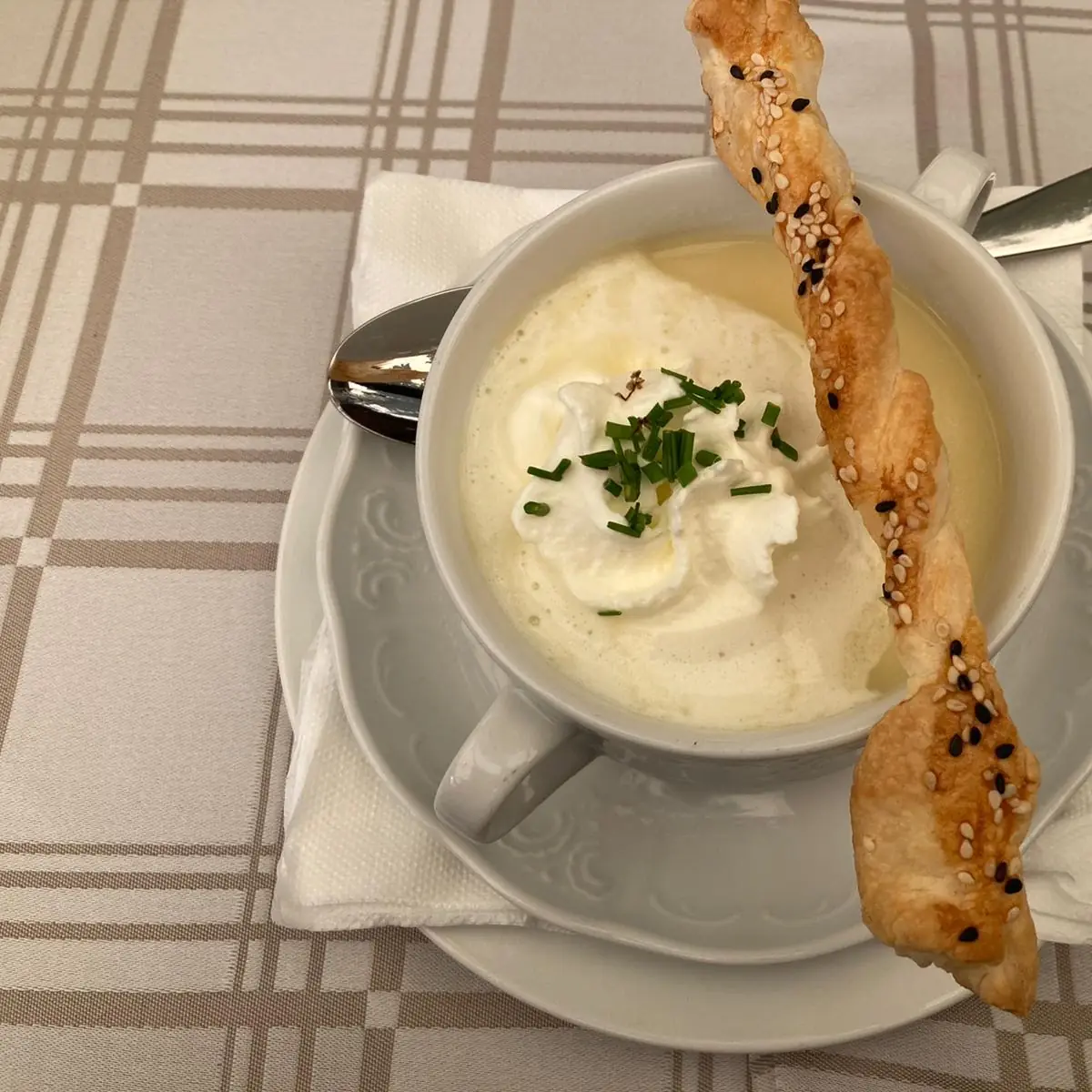 Knoblauchcremesuppe