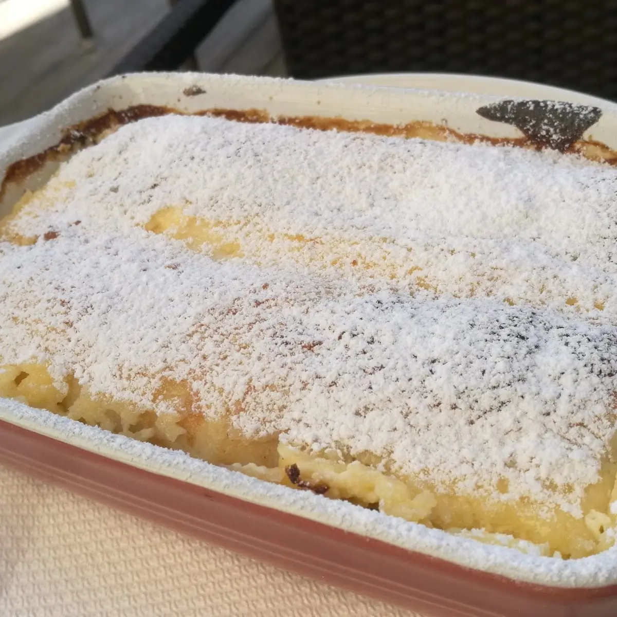 Überbackene Topfenpalatschinken