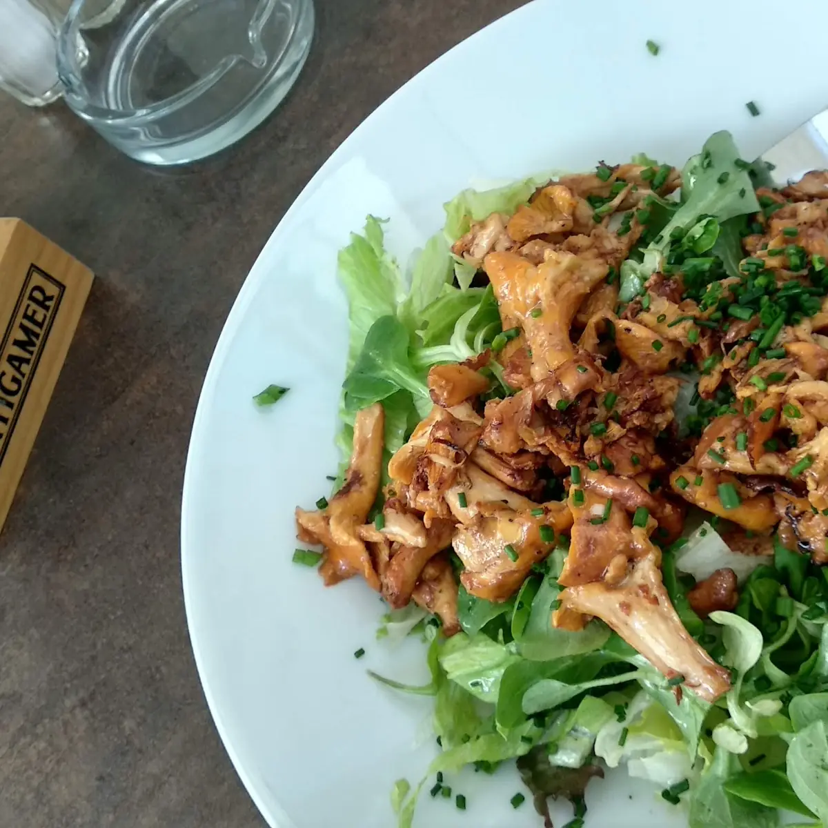 Salat Mit Eierschwammerln