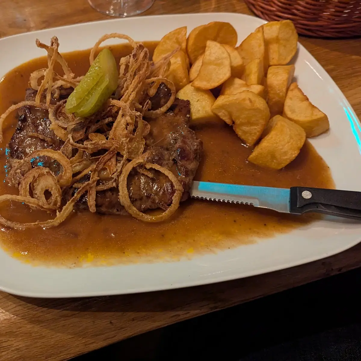 Zwiebelrostbraten