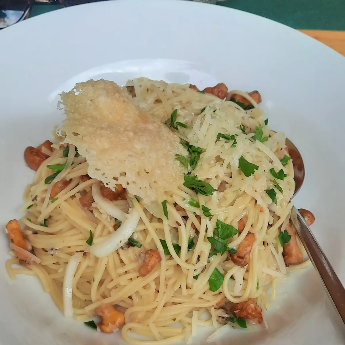 Spaghetti Mit Eierschwammerl