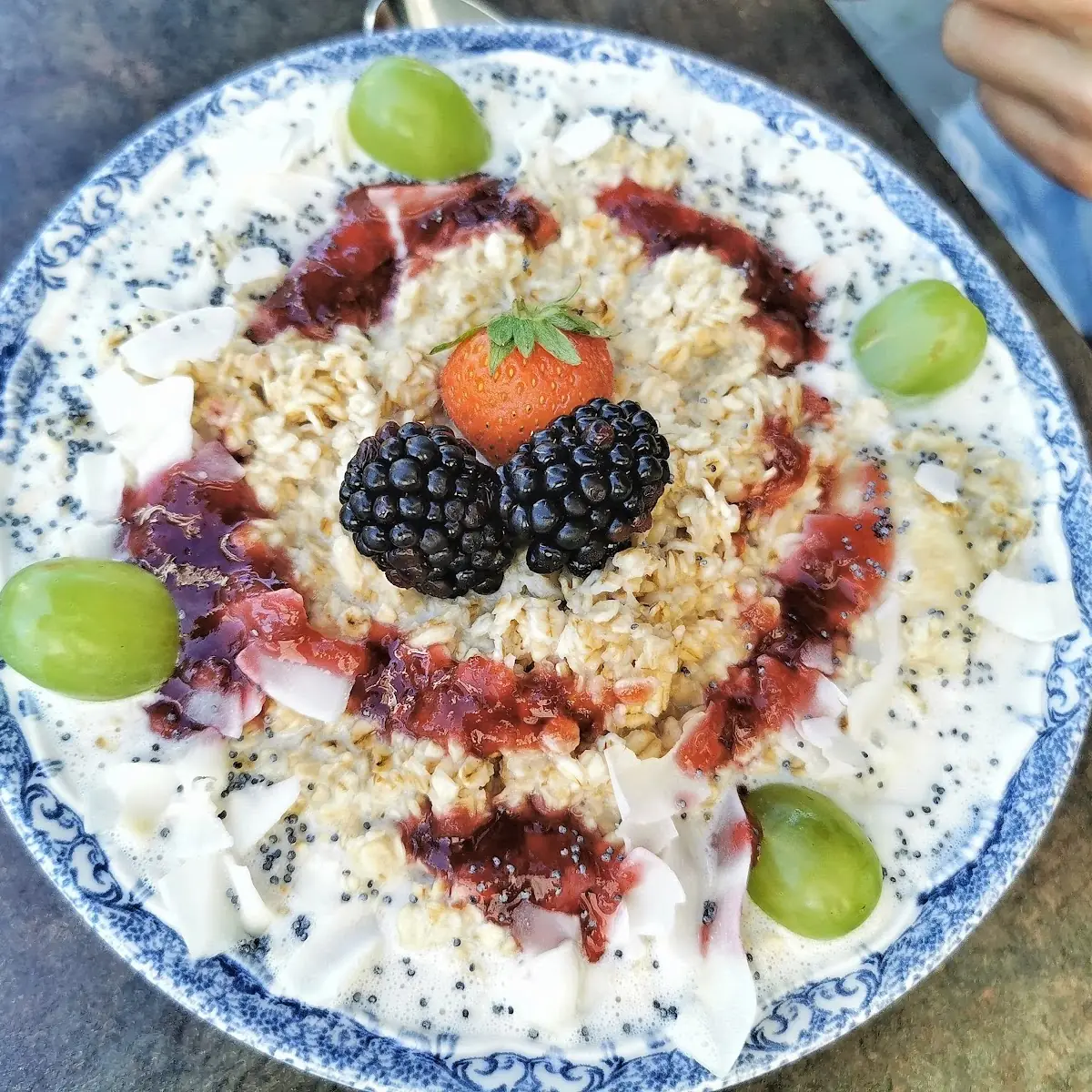 Inked Coconut Porridge