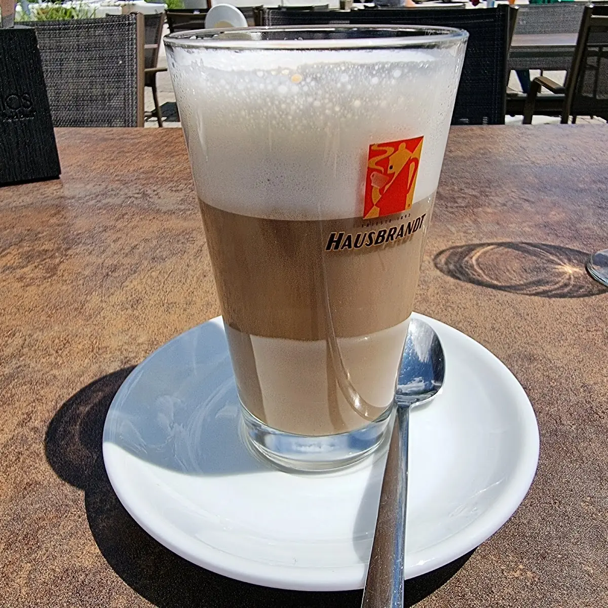 Latte Macchiato Mit Sojamilch
