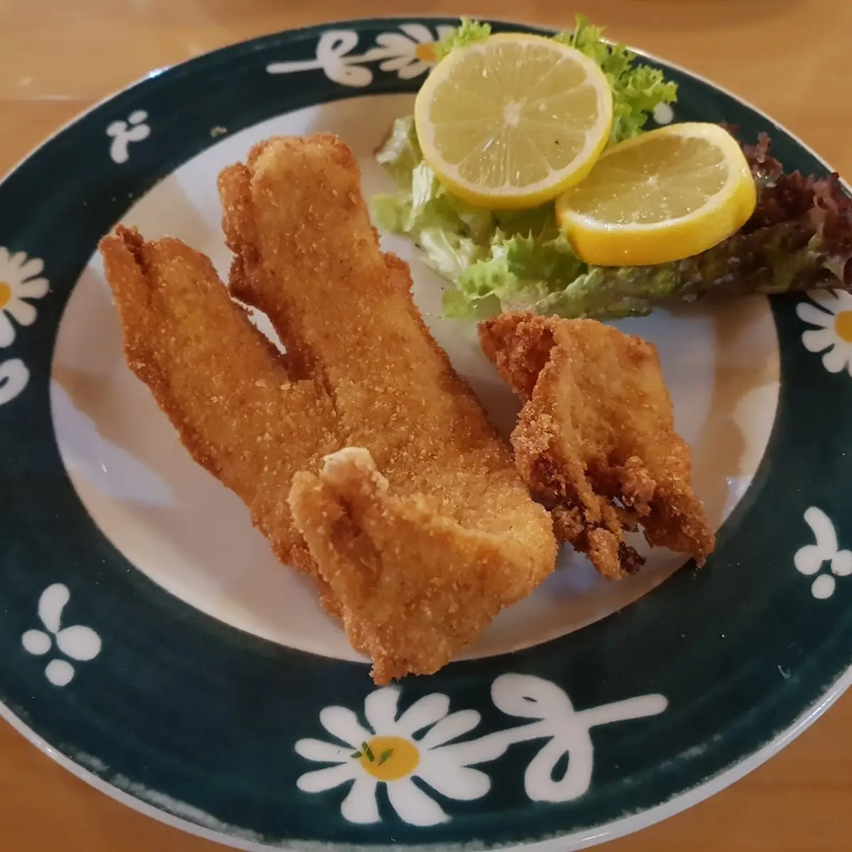 Gebackener Rotbarsch