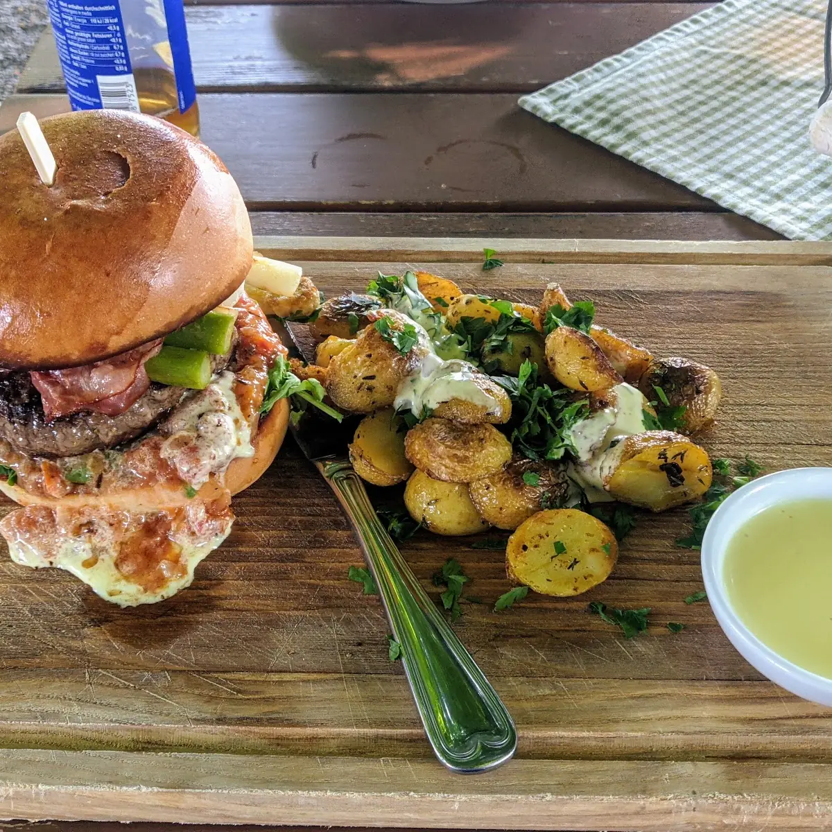 Spargel Burger
