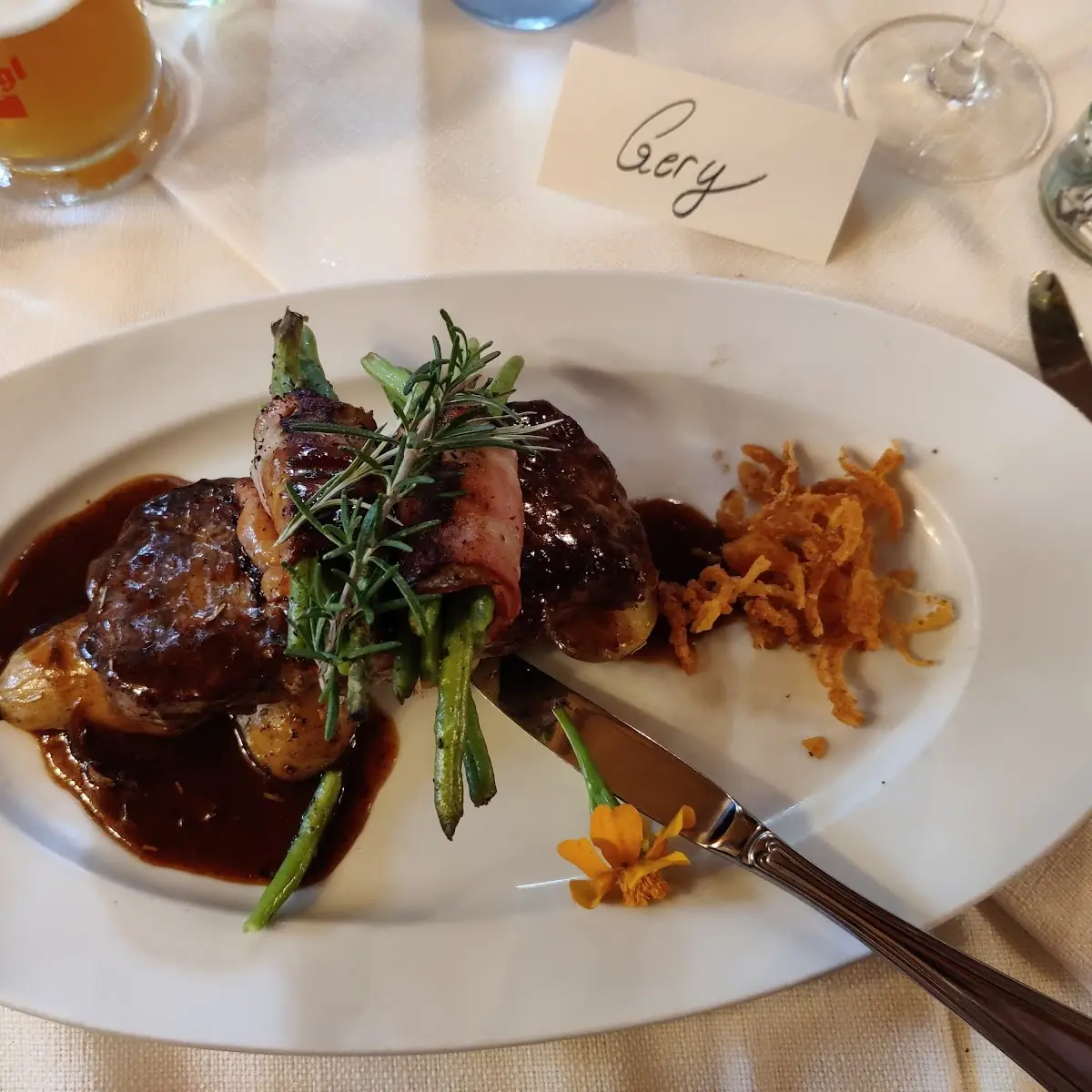 Zwiebelrostbraten Mit Kartoffeln