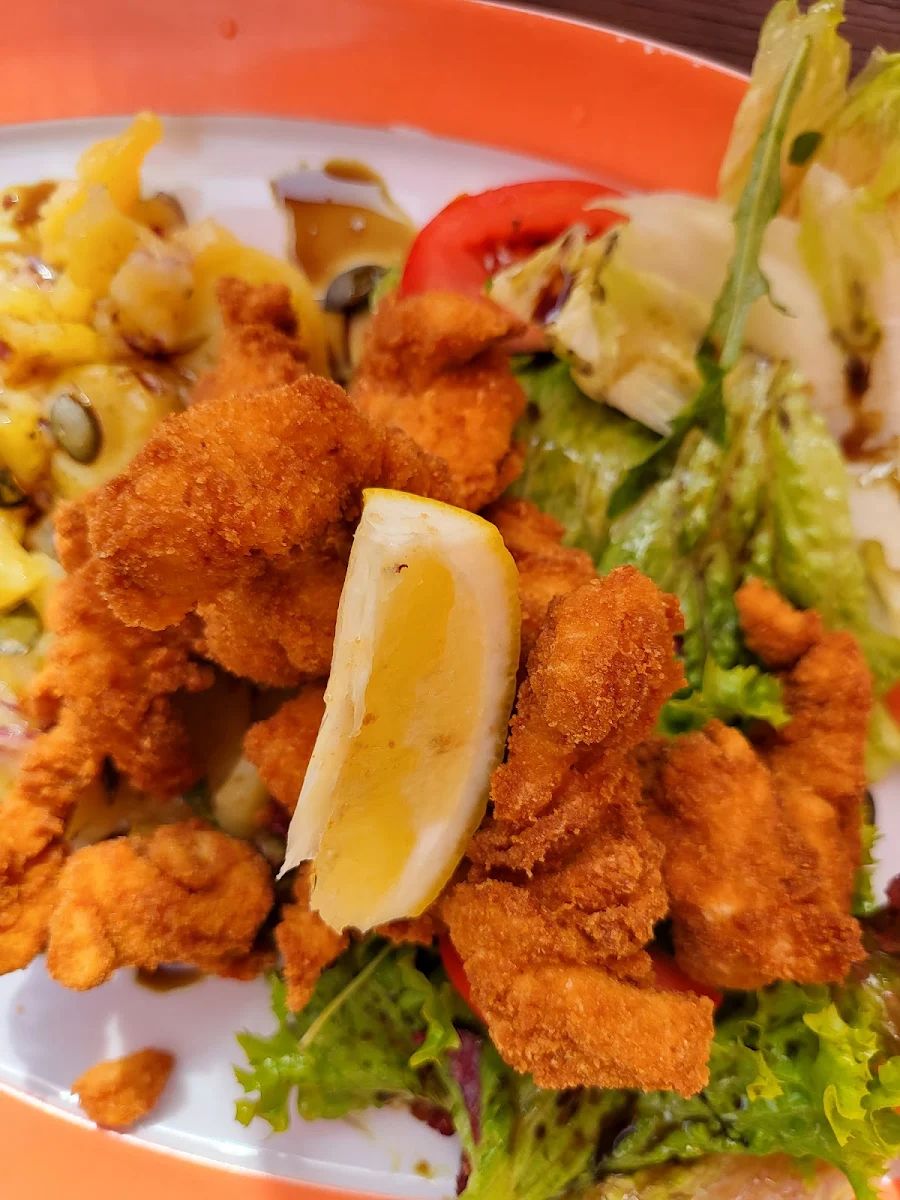 Backhendlsalat