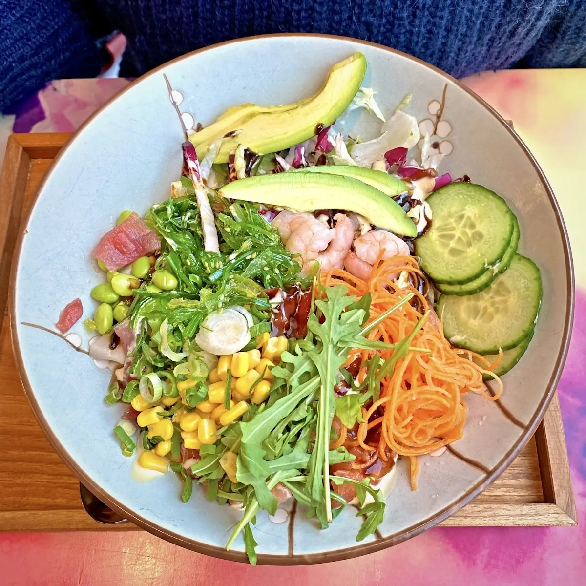 Reisbowl Lachs Schrimps