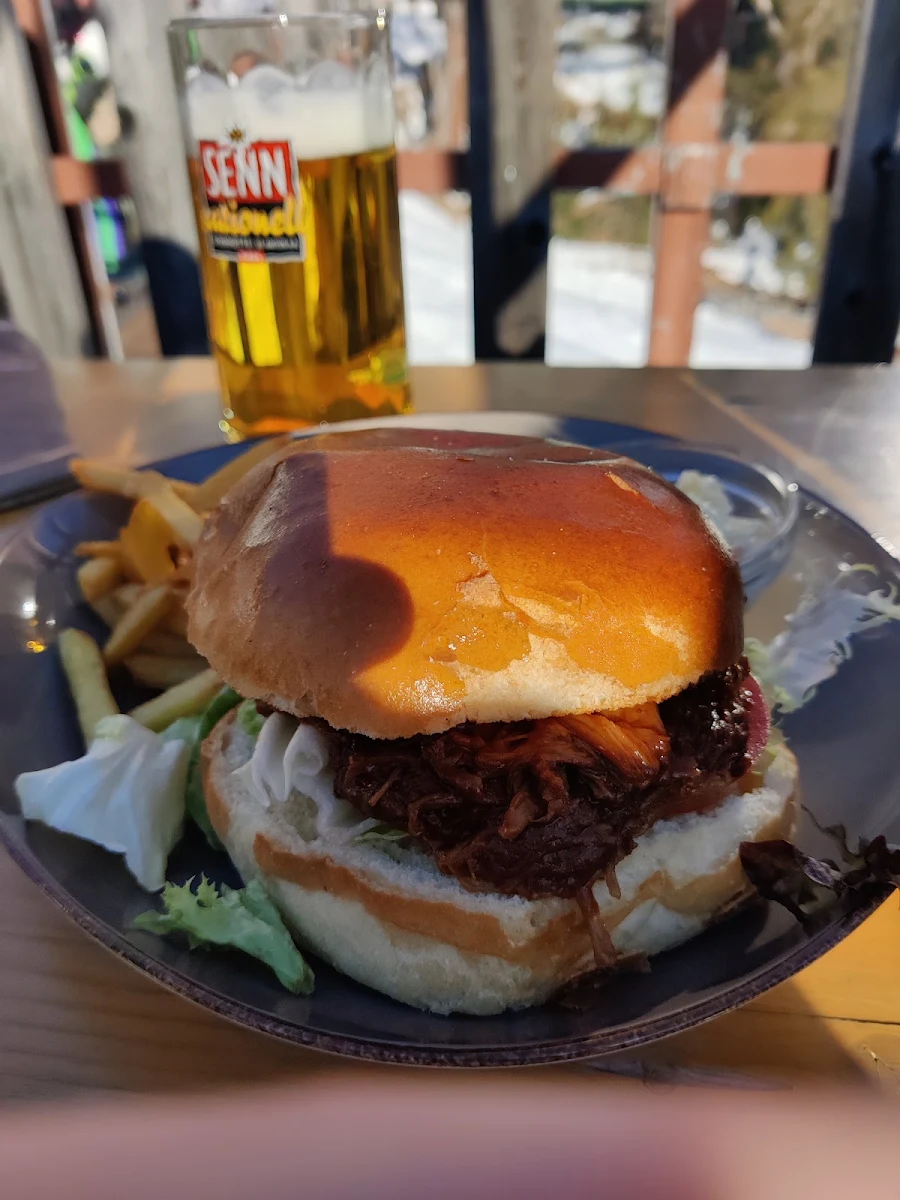 Pulled Lamb Burger