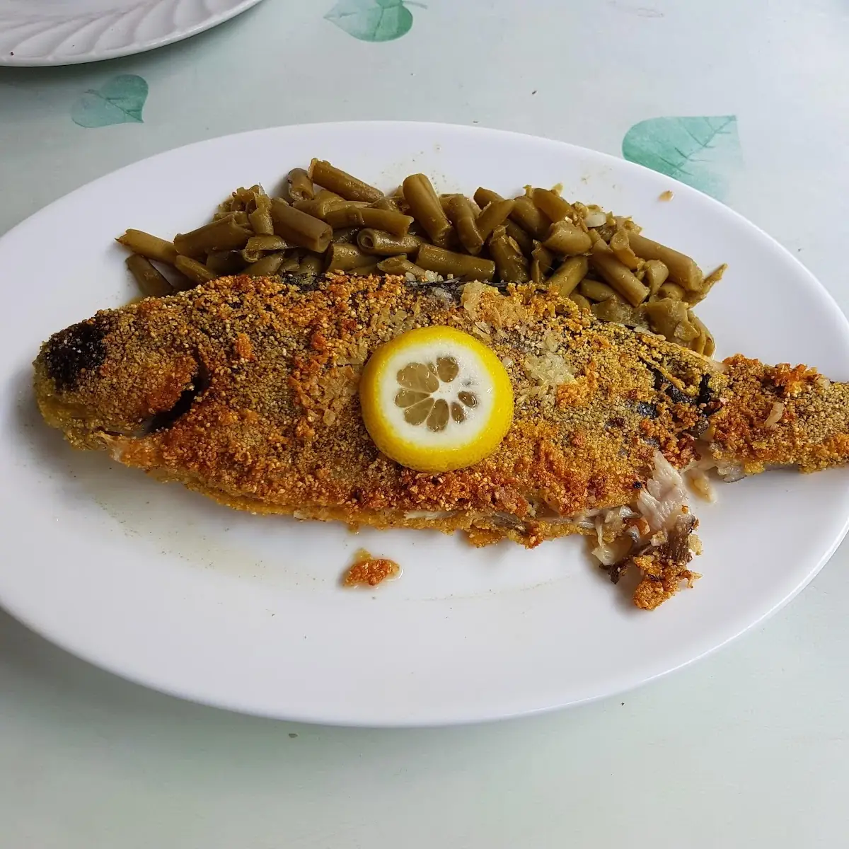 Forelle Mit Knoblauch Und Polenta, Zur Fischerhütte bei der Klause