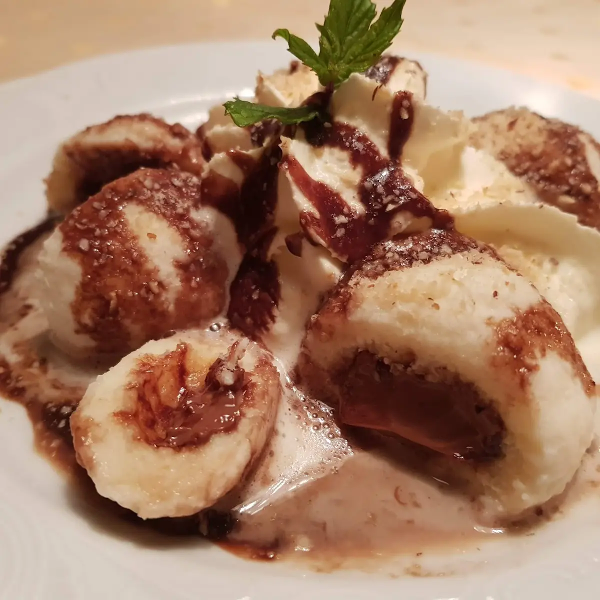 Nougatknödel