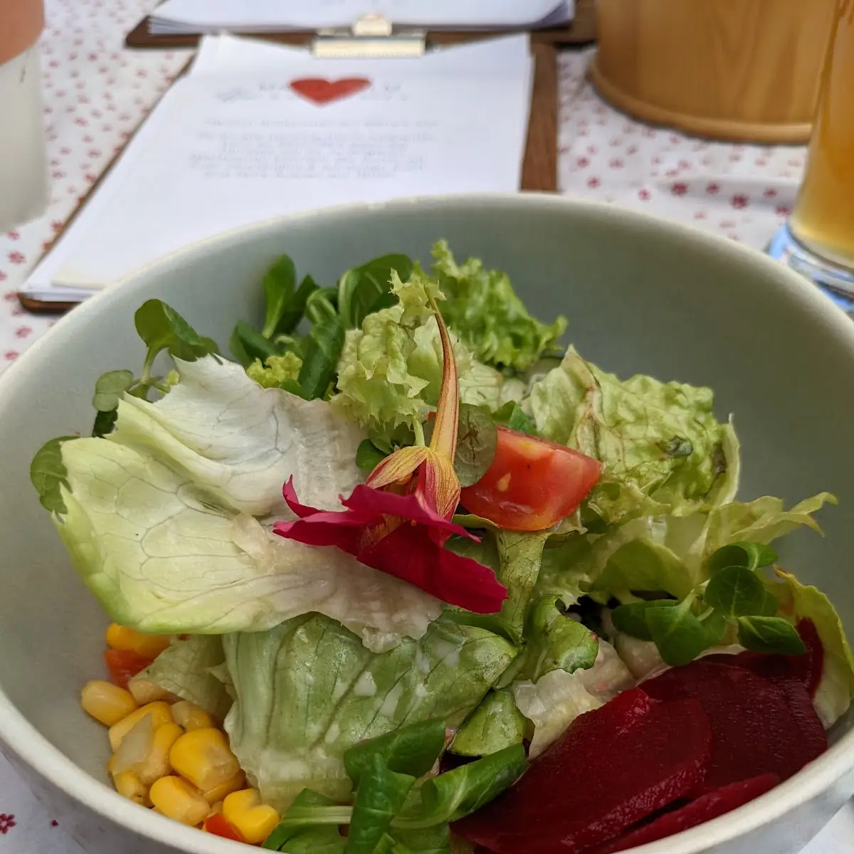 Kleiner Salatteller
